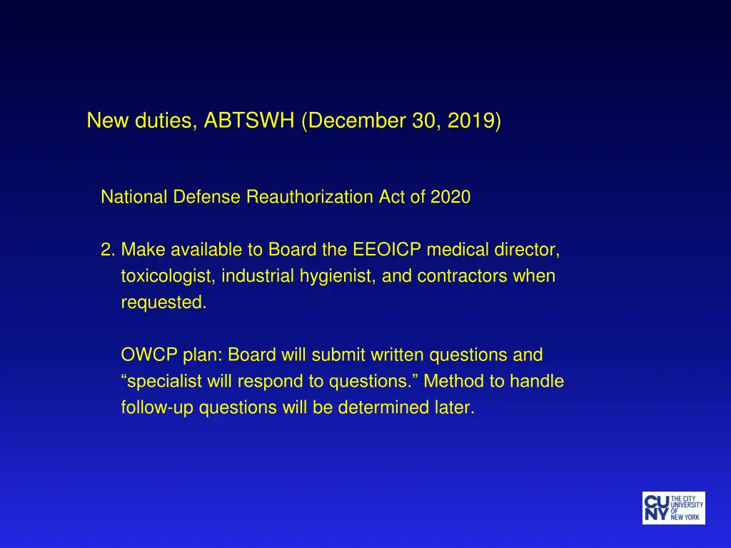 new duties abtswh december 30 2019 1