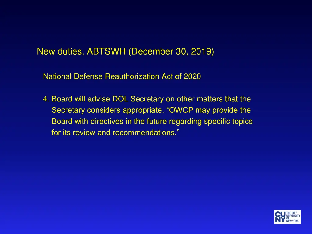 new duties abtswh december 30 2019 3