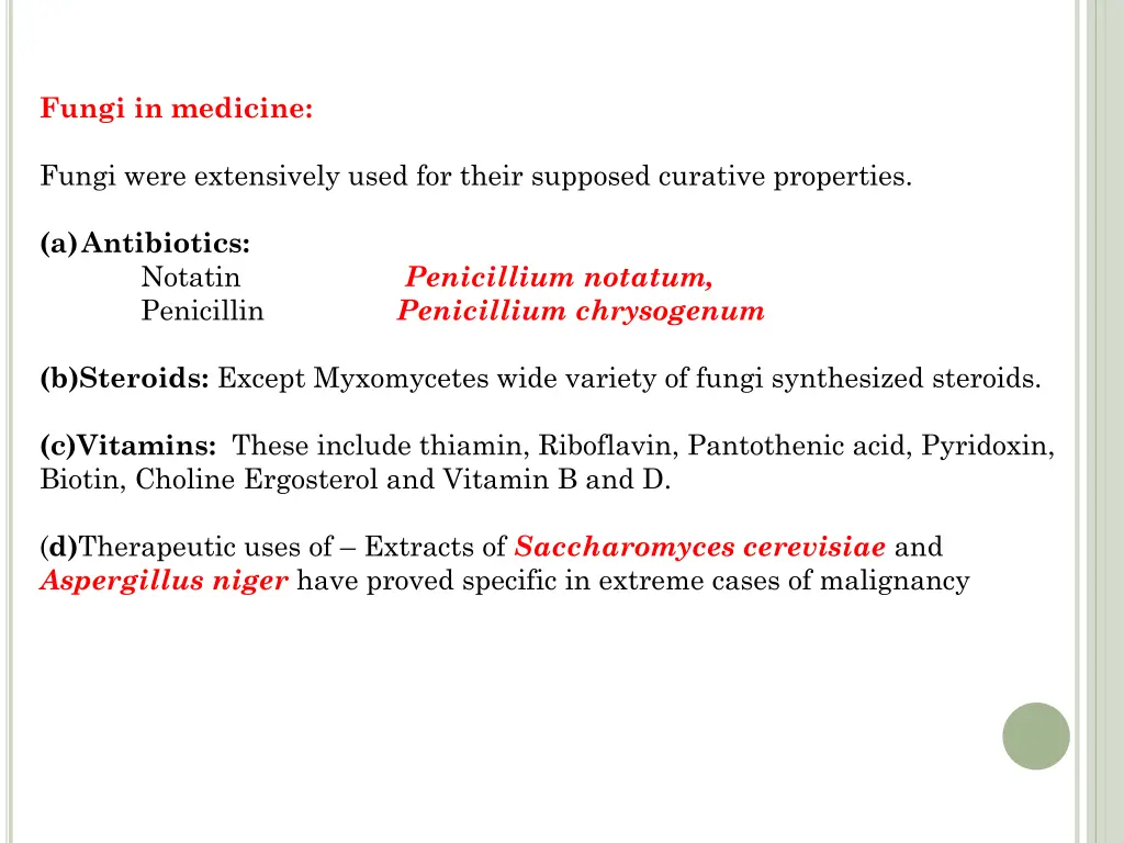 fungi in medicine