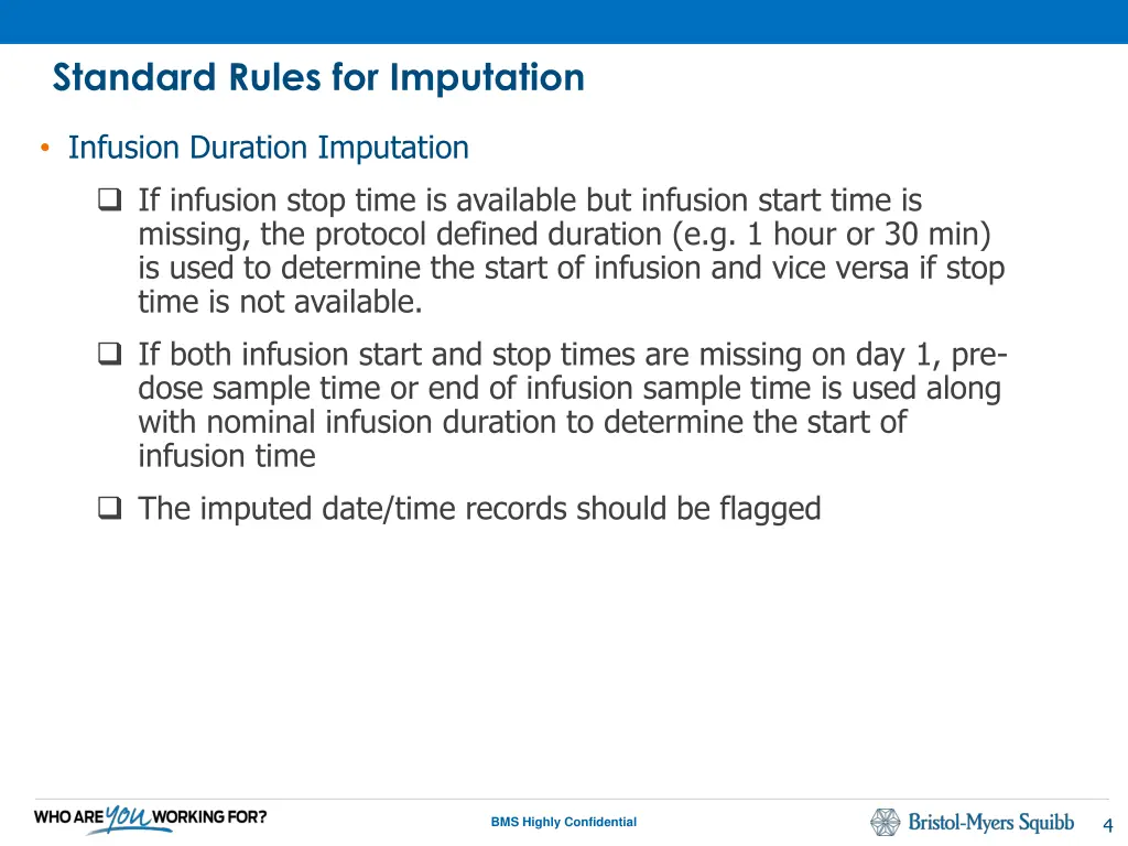 standard rules for imputation 1