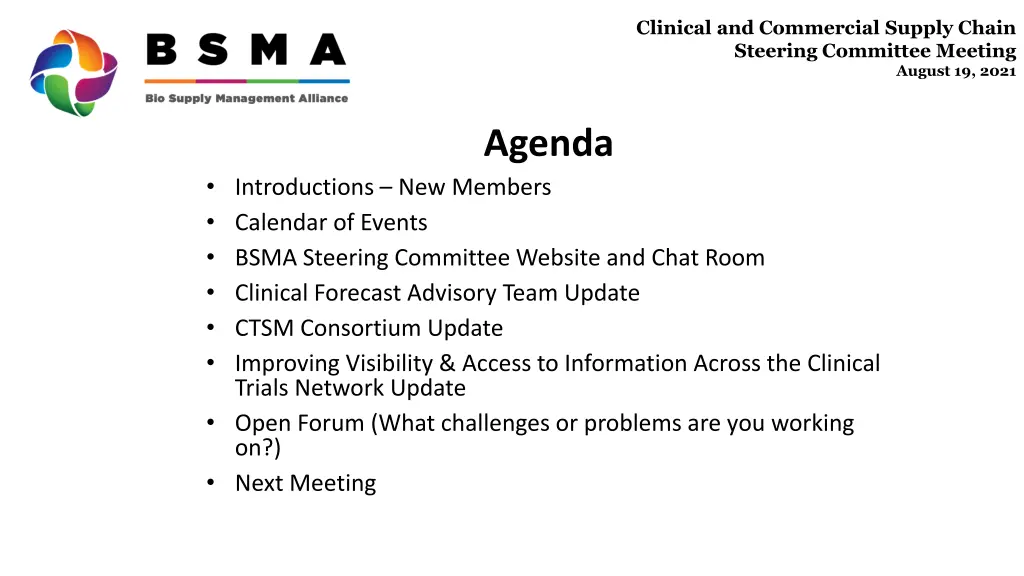 clinical and commercial supply chain steering 1