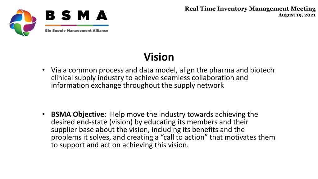 real time inventory management meeting