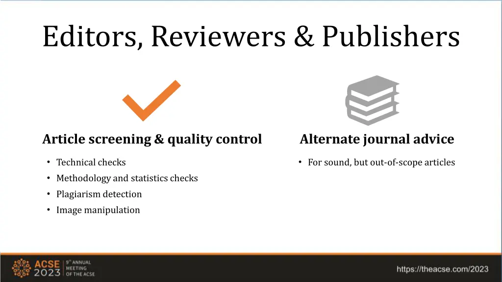 editors reviewers publishers