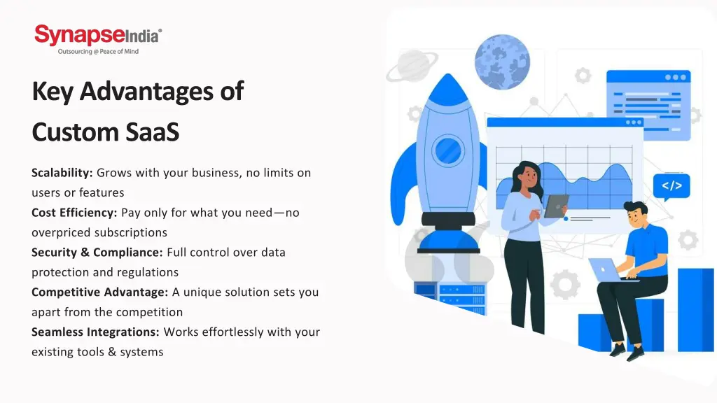 key advantages of custom saas