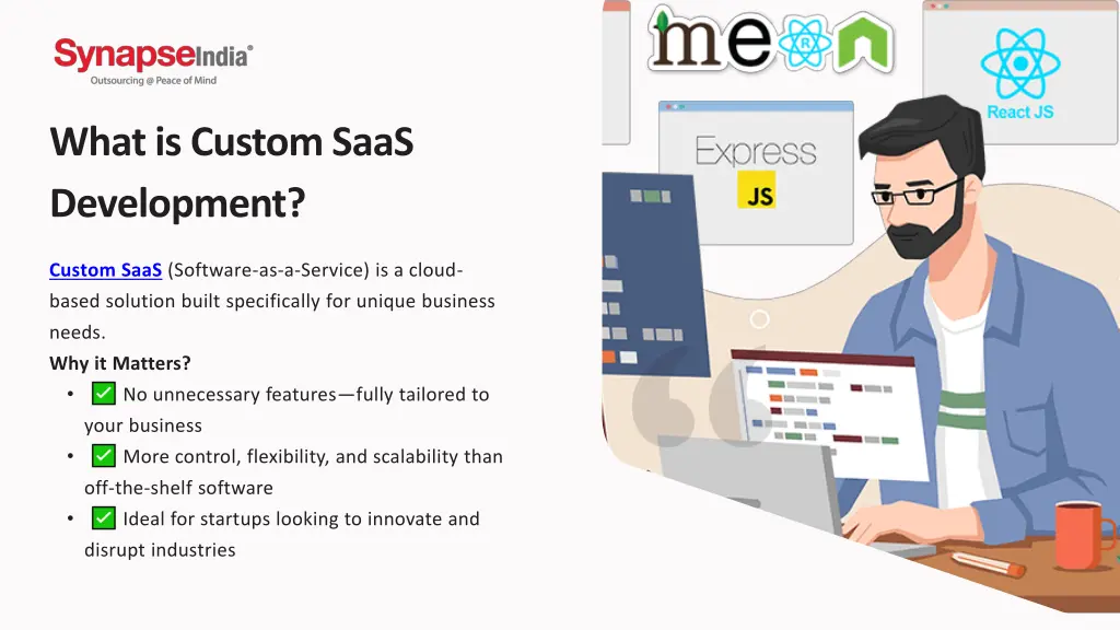 what is custom saas development
