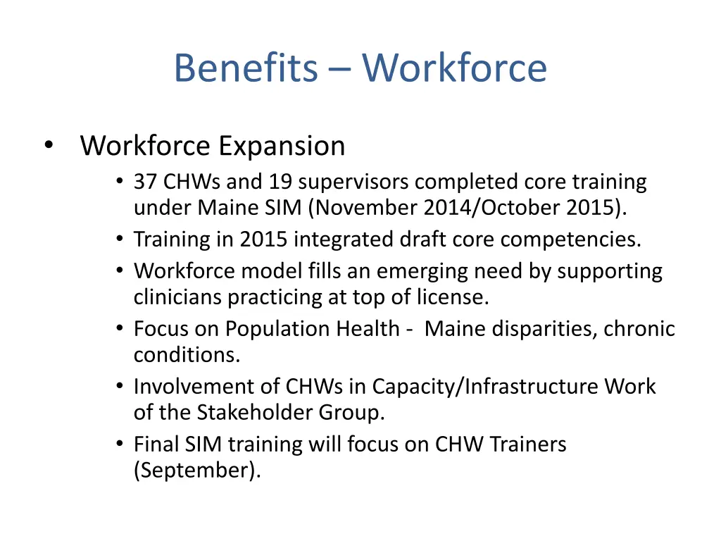 benefits workforce