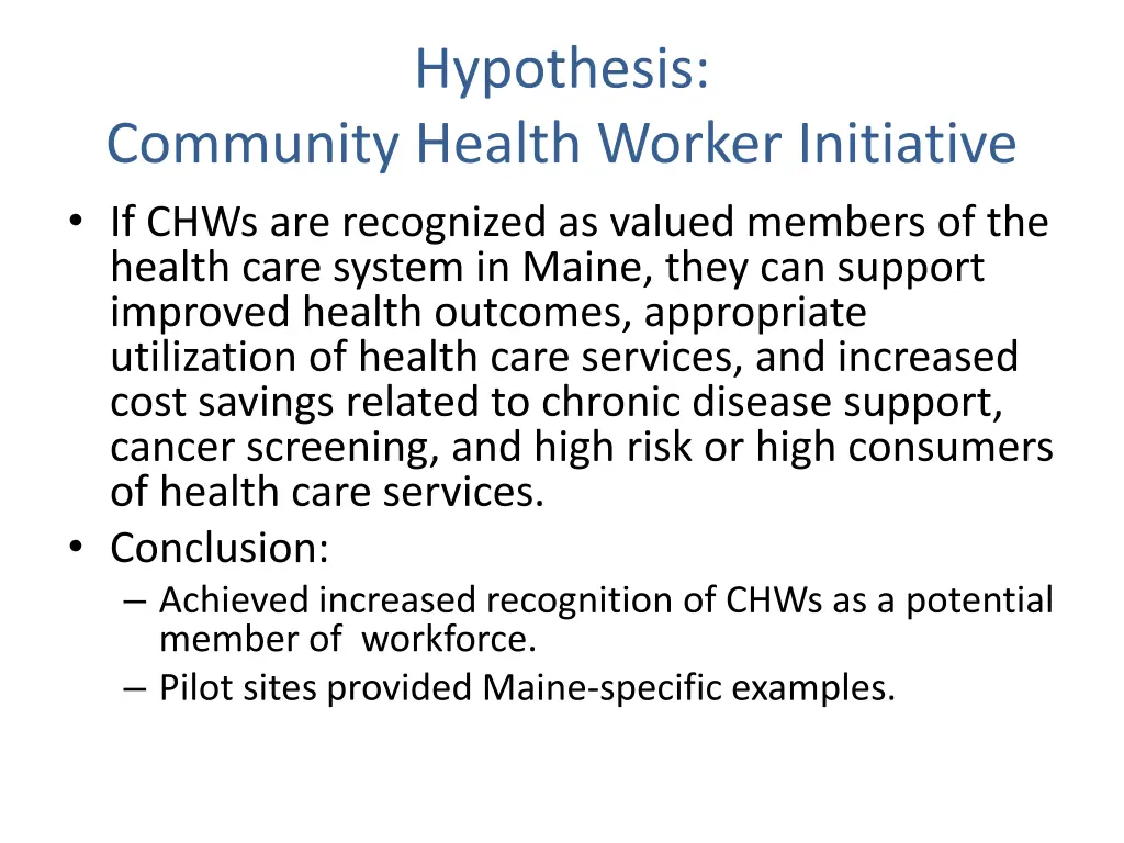 hypothesis 1