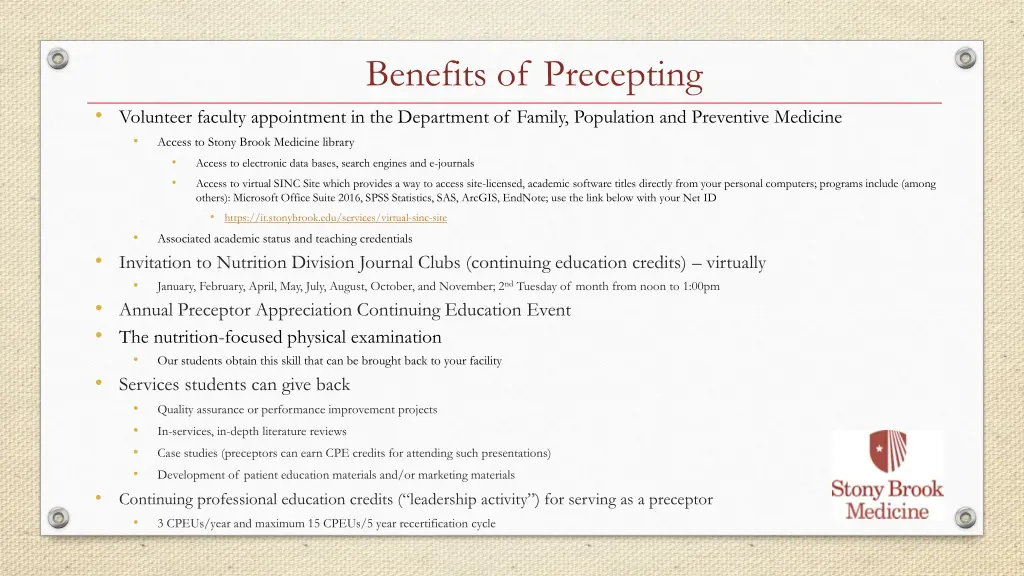 benefits of precepting