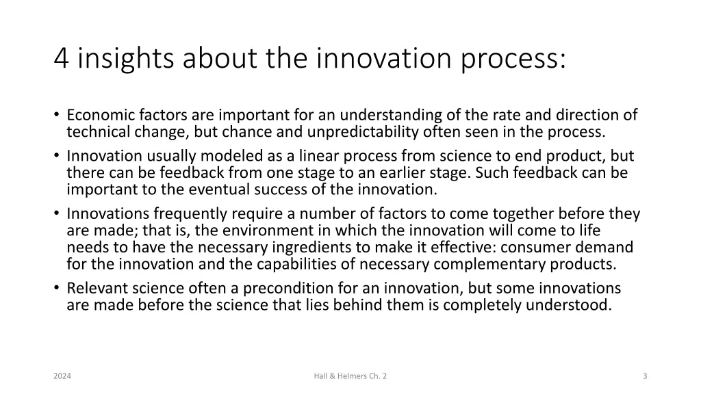 4 insights about the innovation process