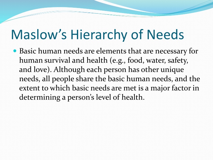 maslow s hierarchy of needs