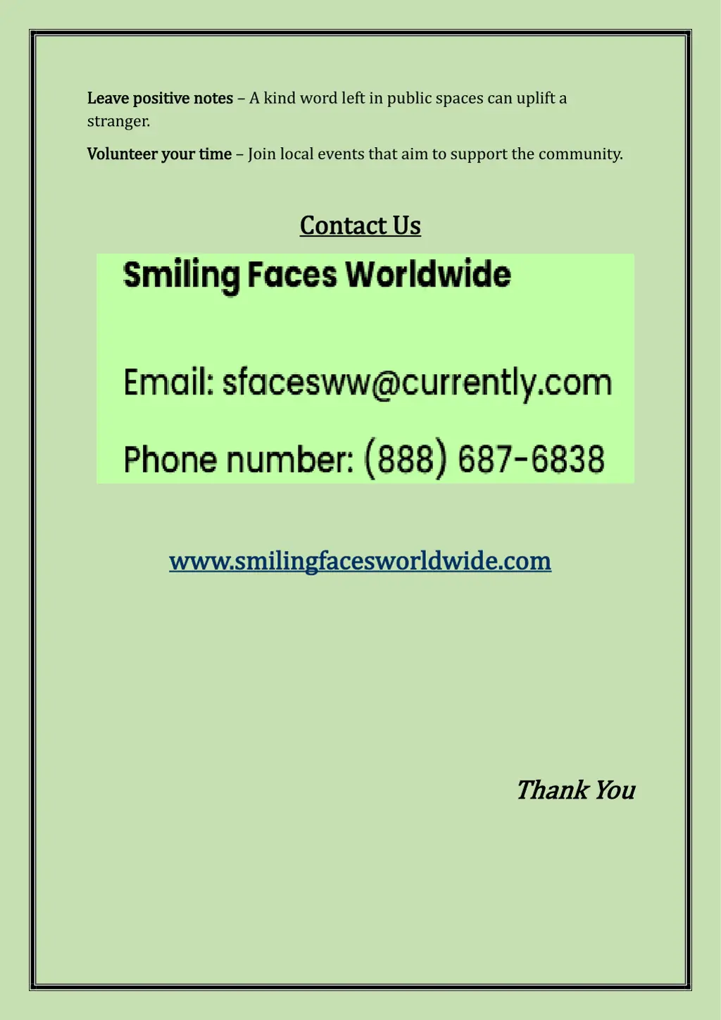 leave positive notes leave positive notes a kind