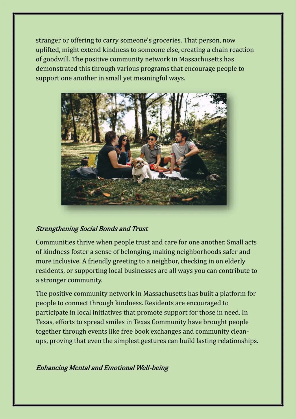 stranger or offering to carry someone s groceries