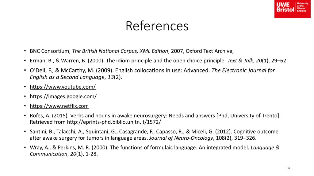 references