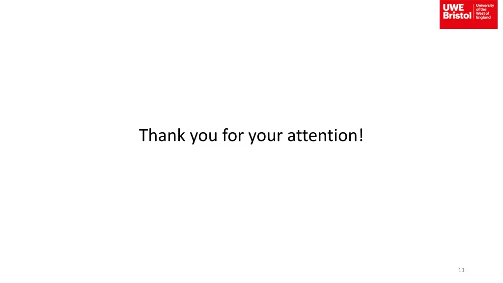 thank you for your attention
