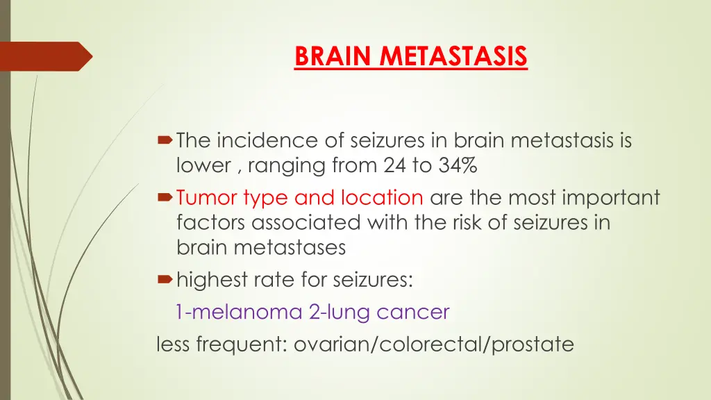 brain metastasis
