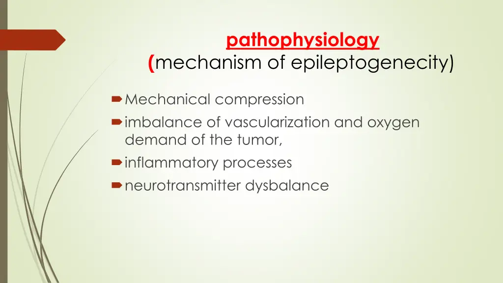 pathophysiology
