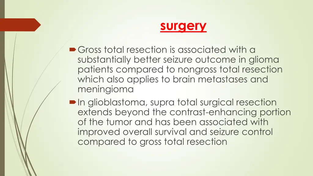 surgery