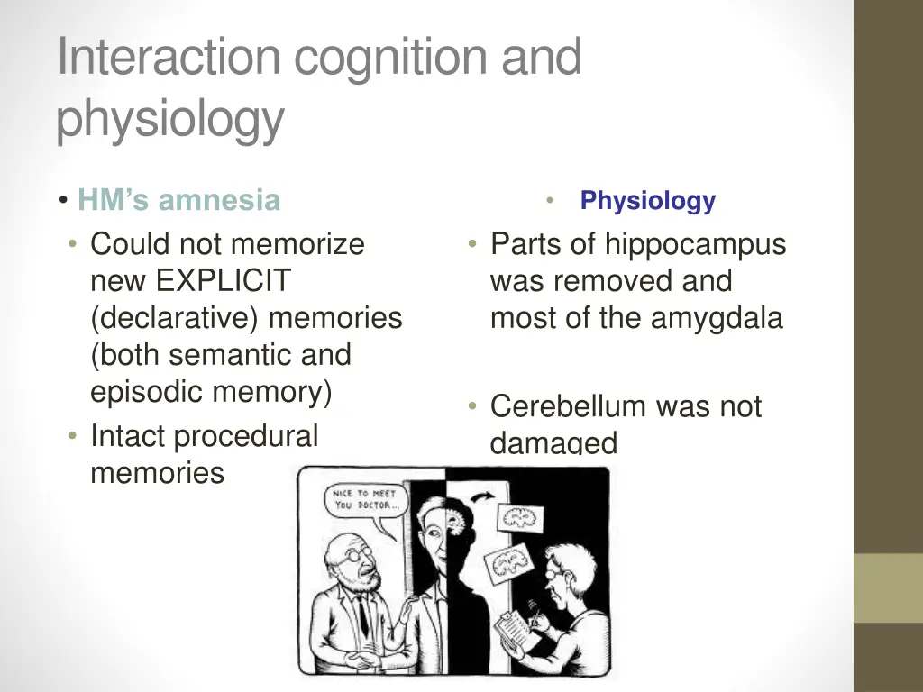 interaction cognition and physiology