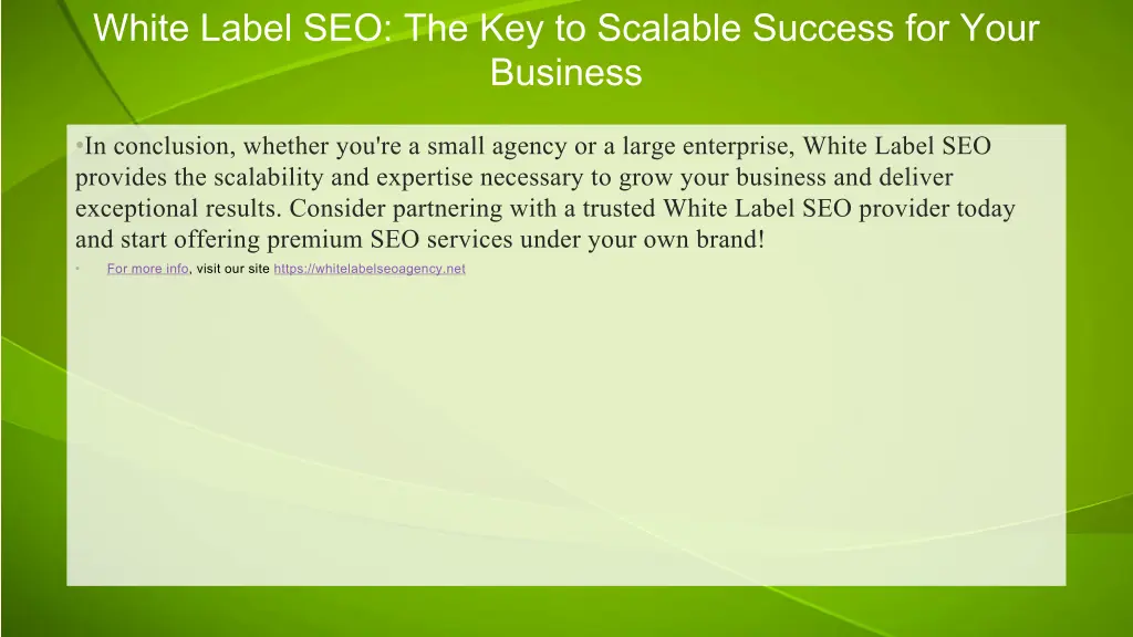 white label seo the key to scalable success 1