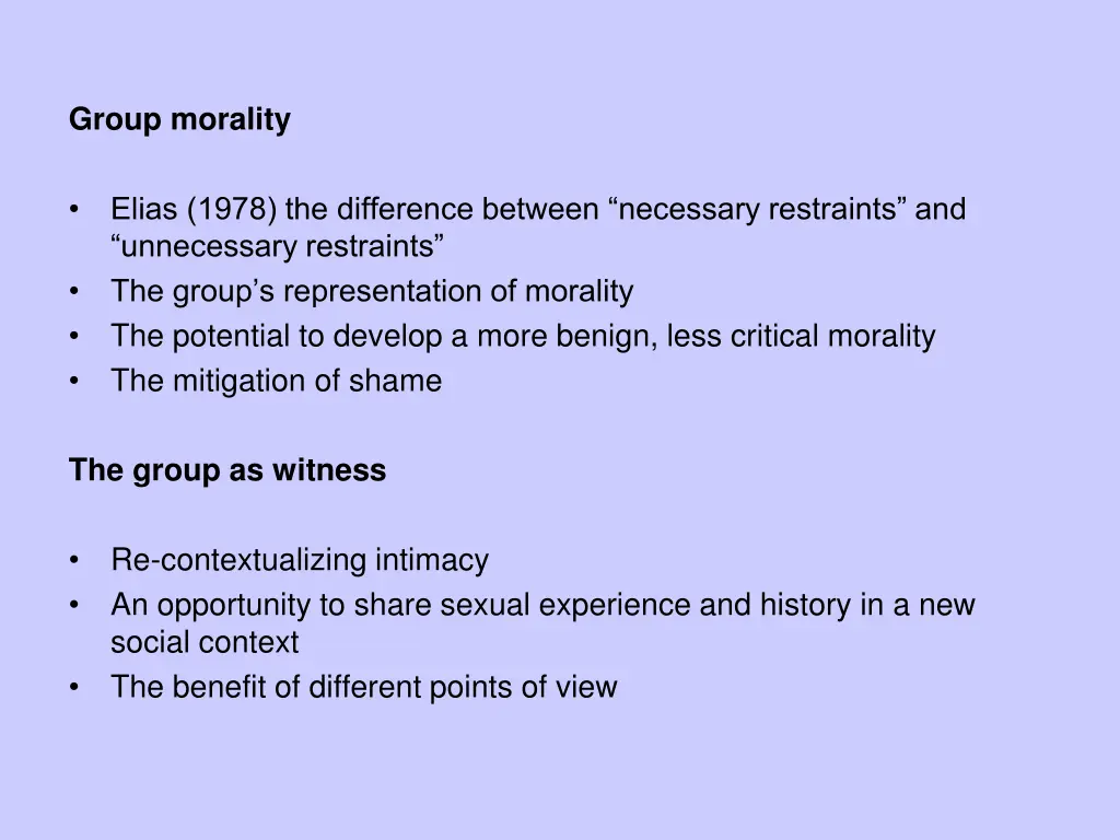 group morality