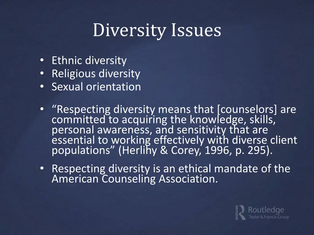 diversity issues