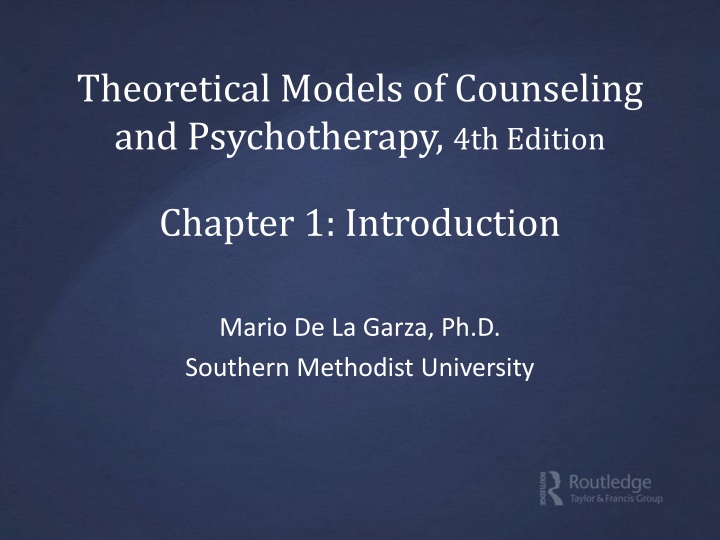 theoretical models of counseling
