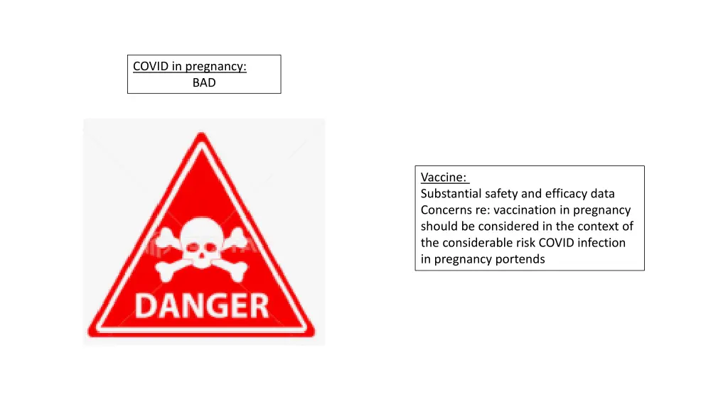 covid in pregnancy