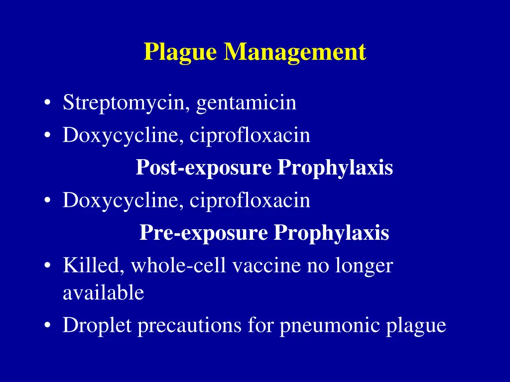 plague management