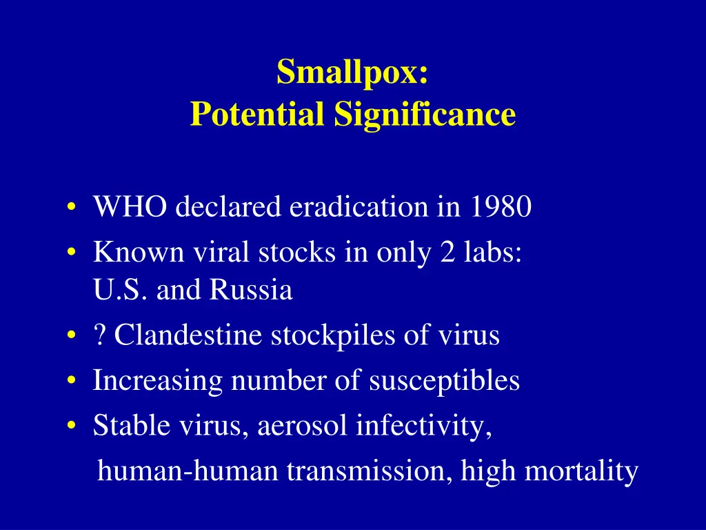 smallpox 2