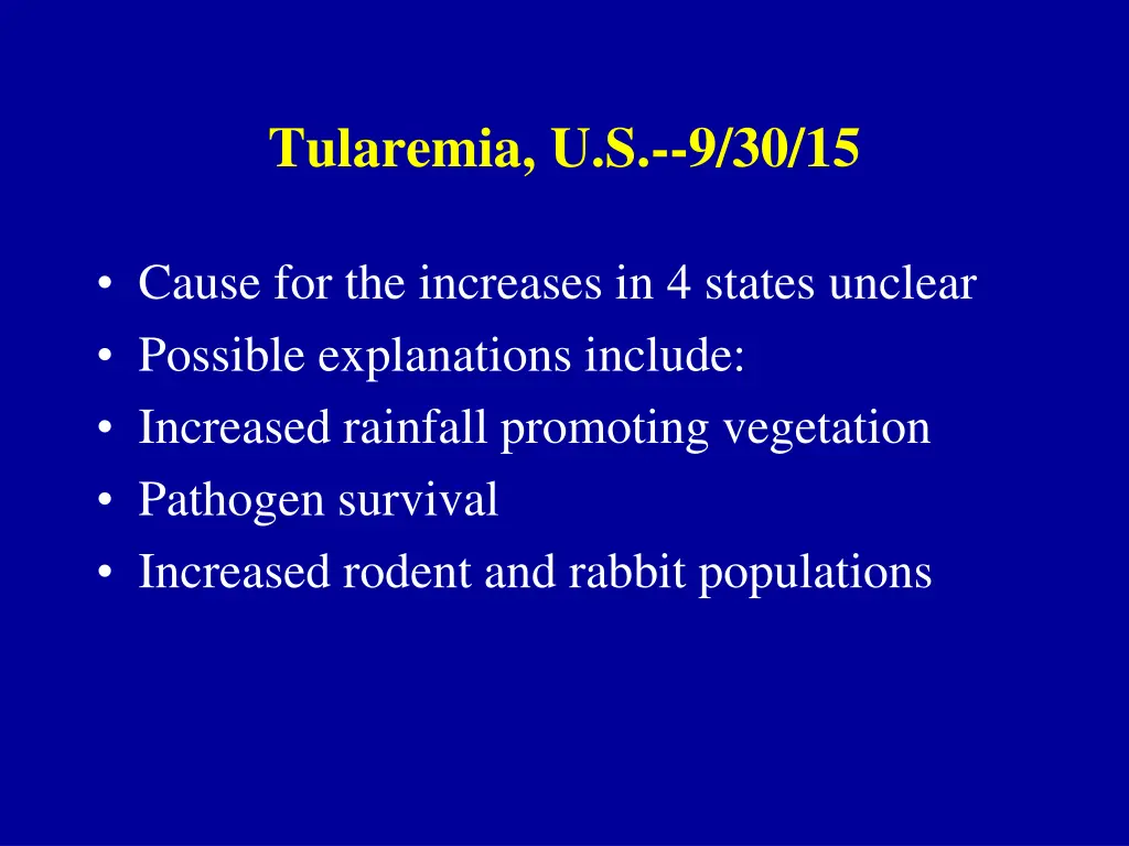 tularemia u s 9 30 15 1