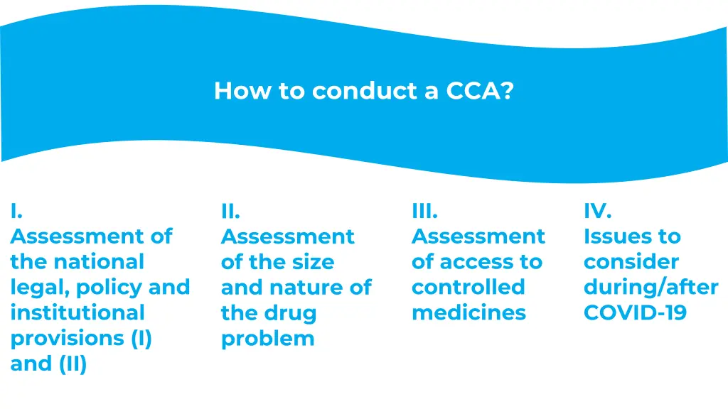 how to conduct a cca