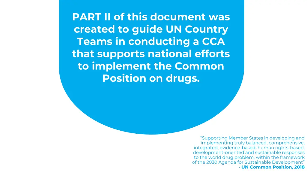 part ii of this document was created to guide
