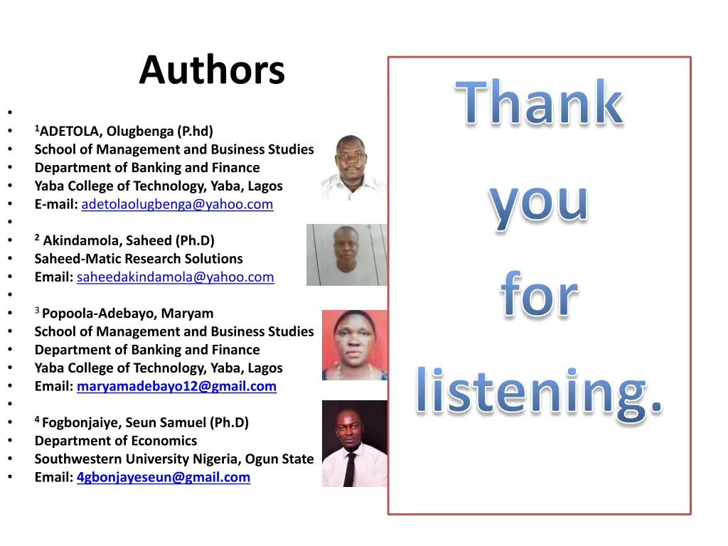 authors