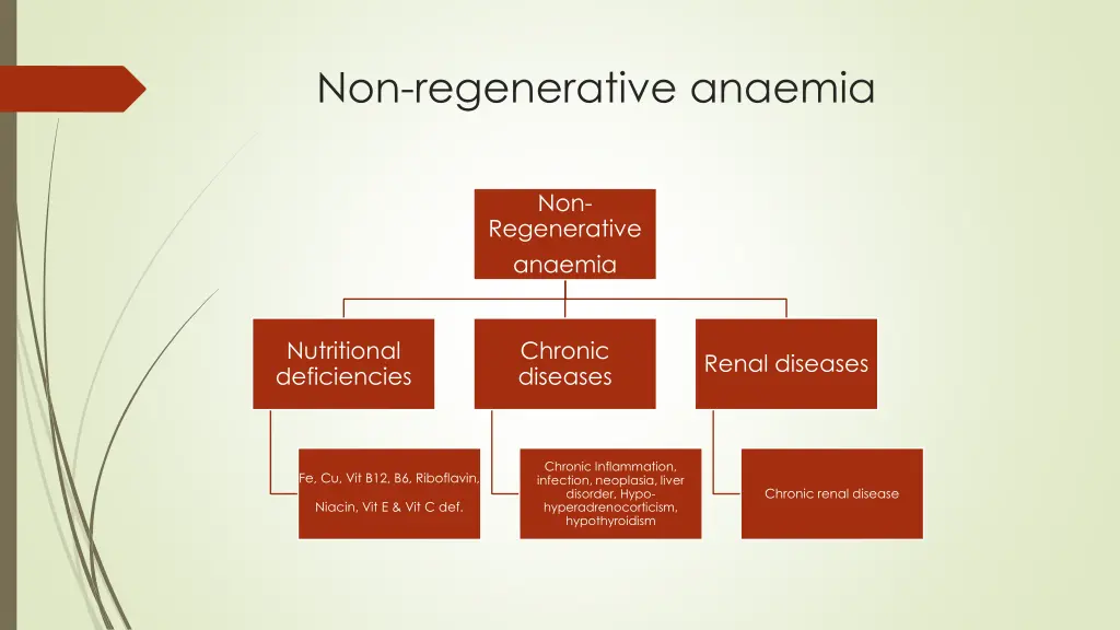 non regenerative anaemia 1