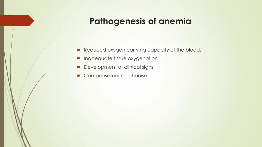 pathogenesis of anemia