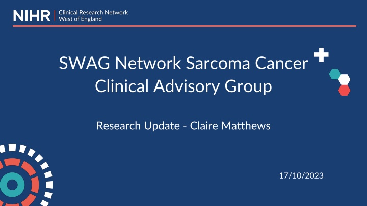 swag network sarcoma cancer clinical advisory