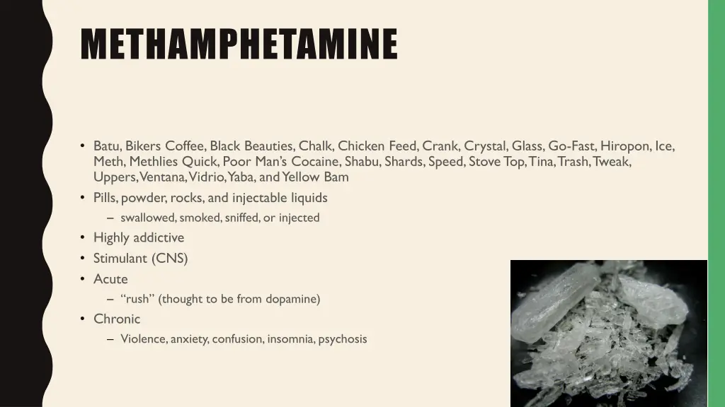 methamphetamine