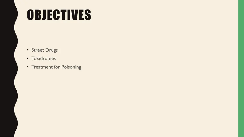 objectives