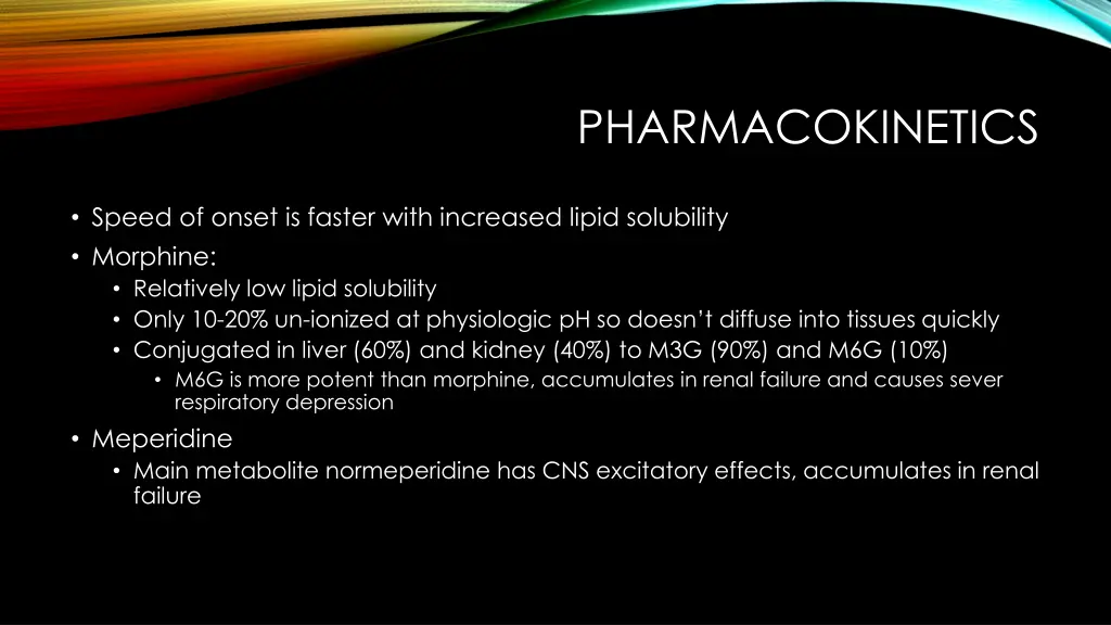 pharmacokinetics