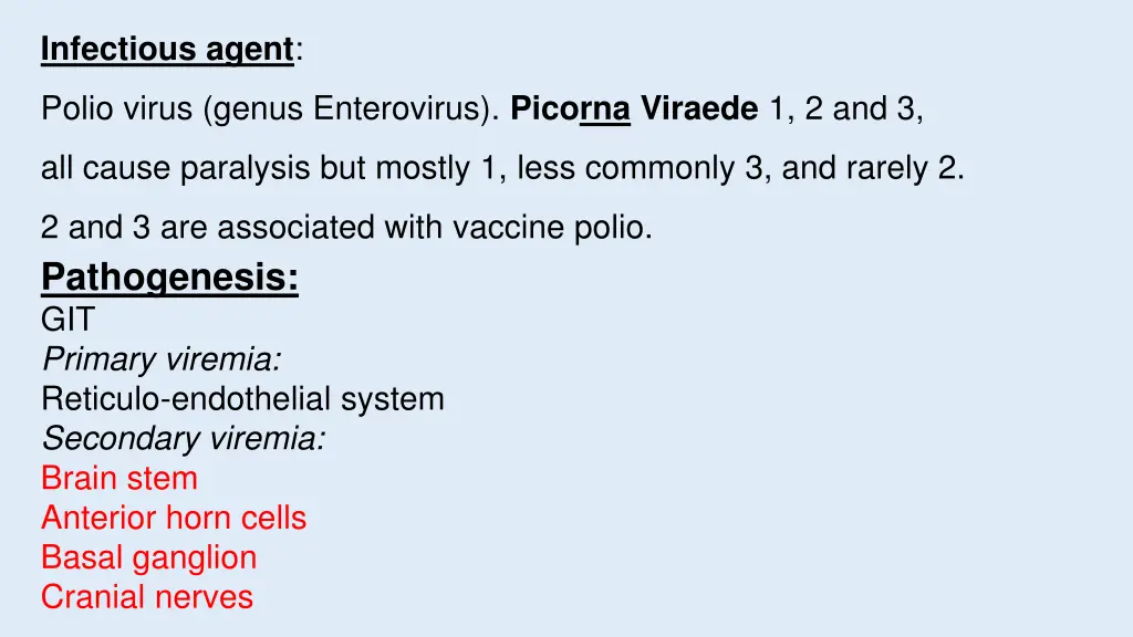 infectious agent