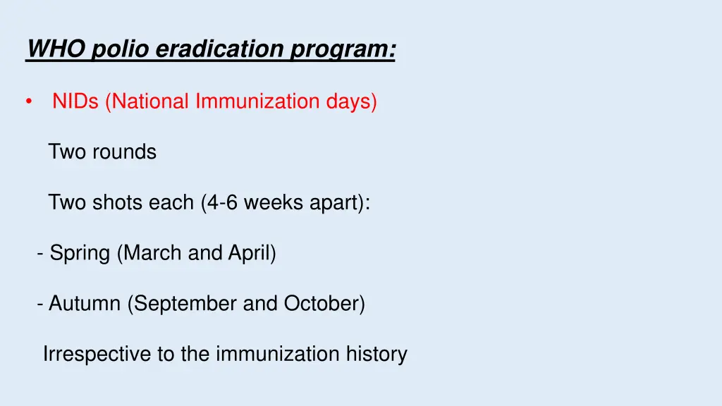 who polio eradication program 1
