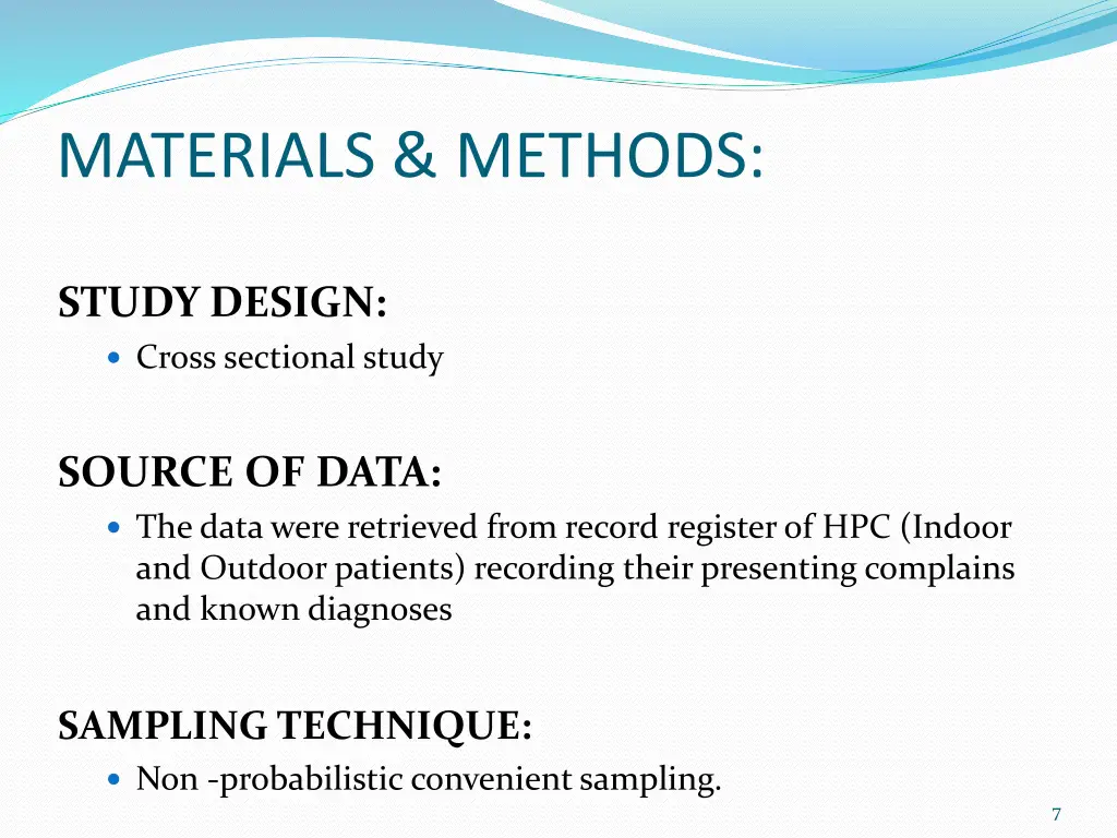 materials methods