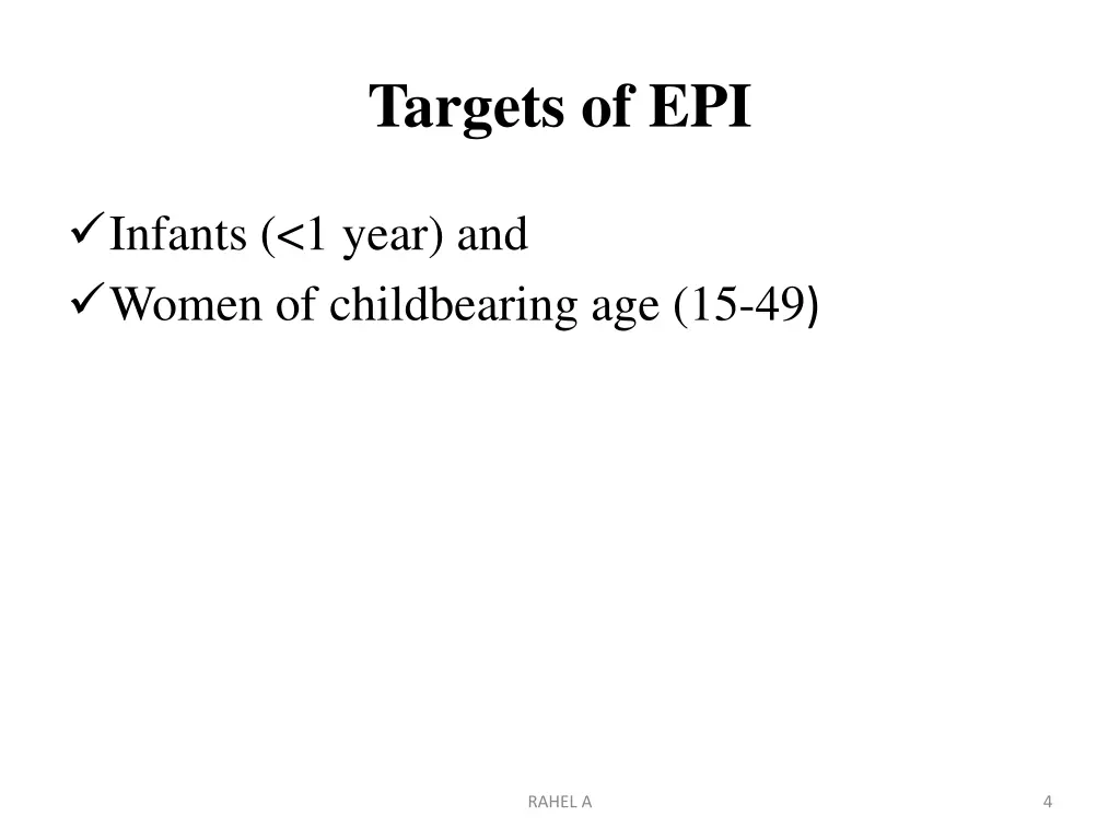 targets of epi