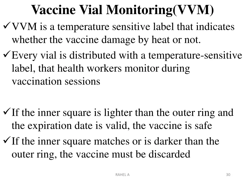 vaccine vial monitoring vvm vvm is a temperature
