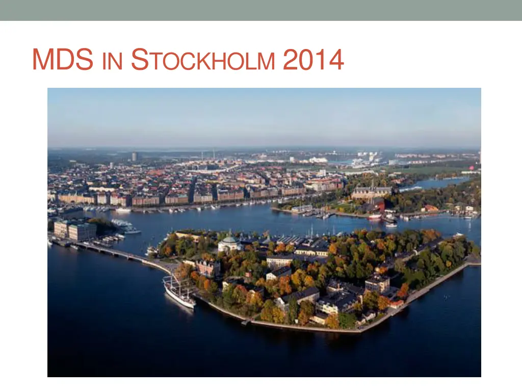 mds in s tockholm 2014