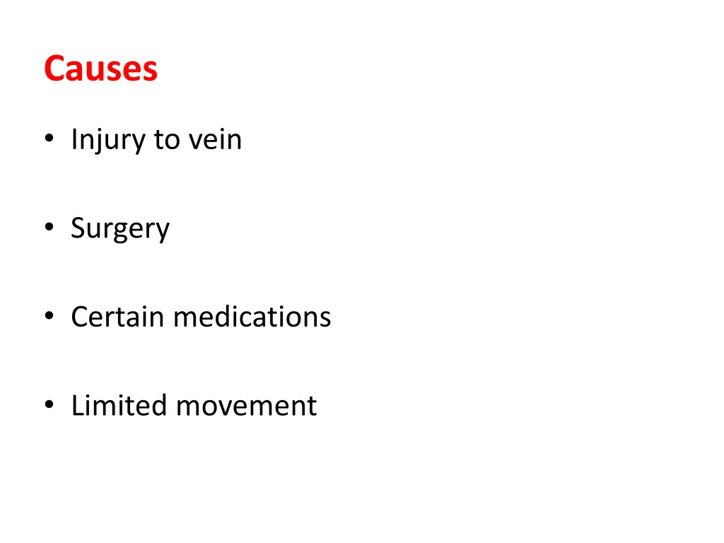 causes