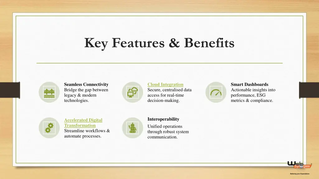key features benefits