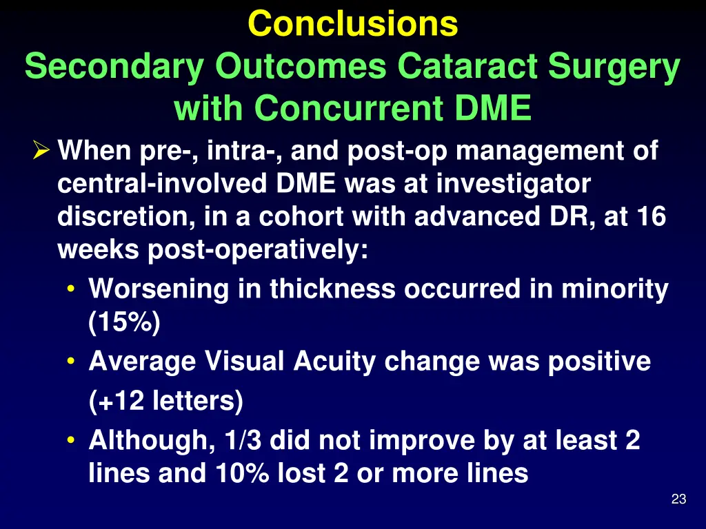 conclusions 3