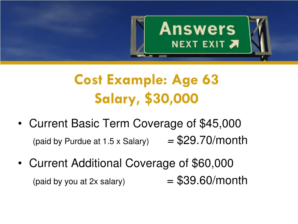 cost example age 63 salary 30 000