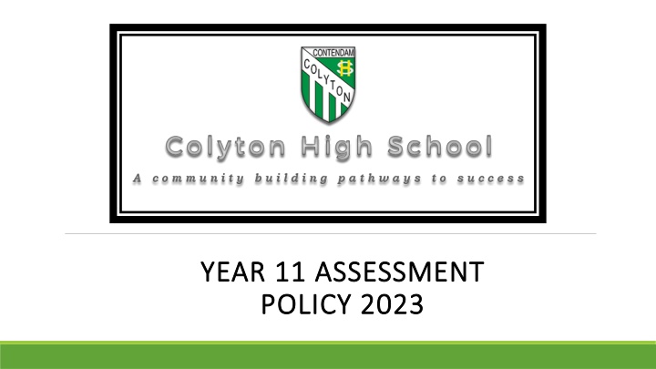 year 11 assessment year 11 assessment policy 2023